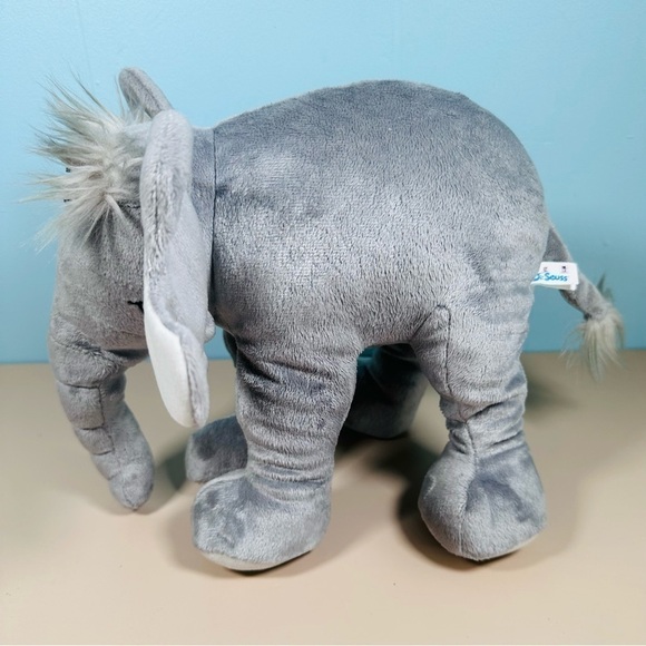 Dr. Seuss Horton Hears A Who 9” Elephant Plush Manhattan Toy - Picture 3 of 8